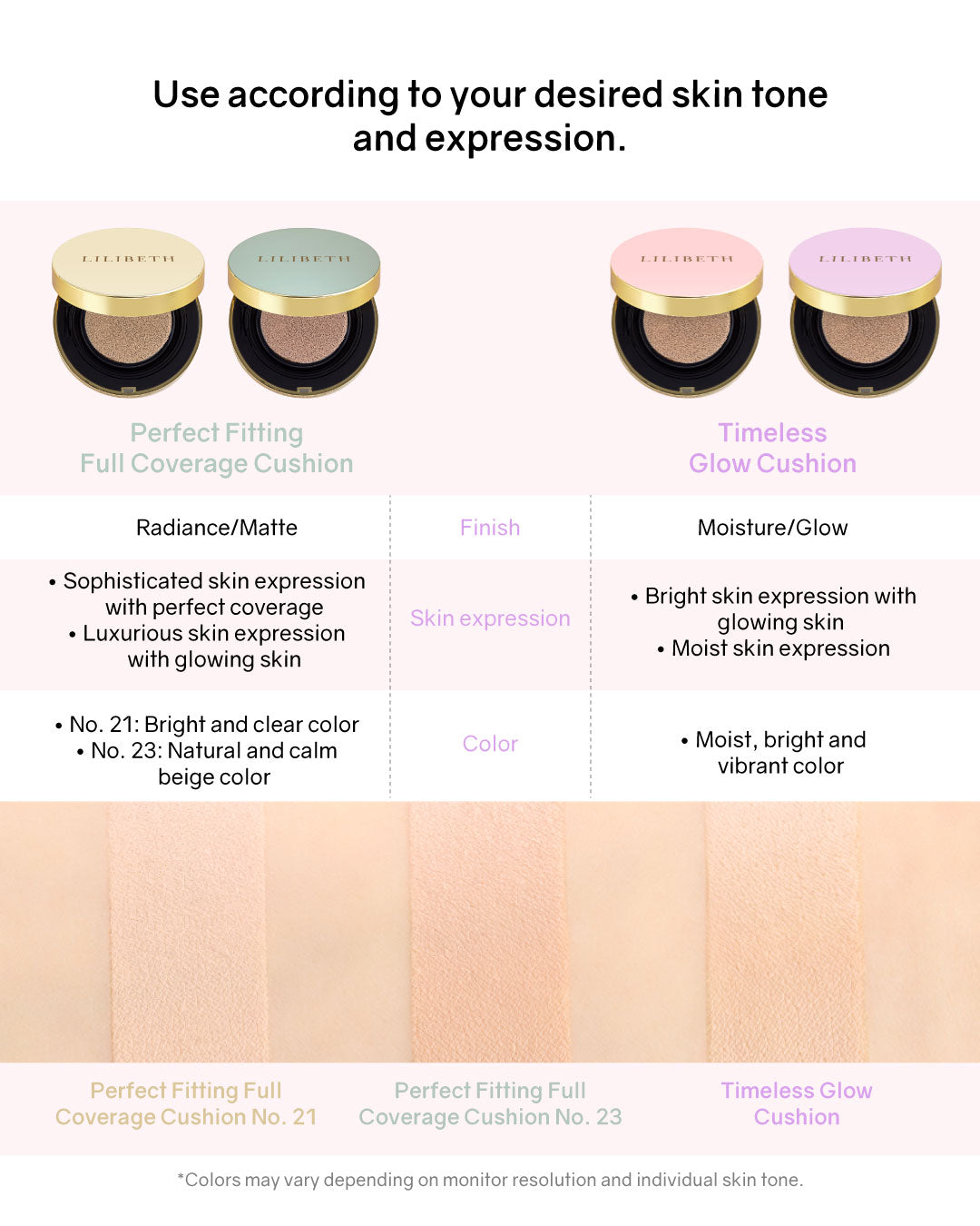 [PROMO] Lilibeth Timeless Glow Cushion/ Refill (Pink/ Purple)