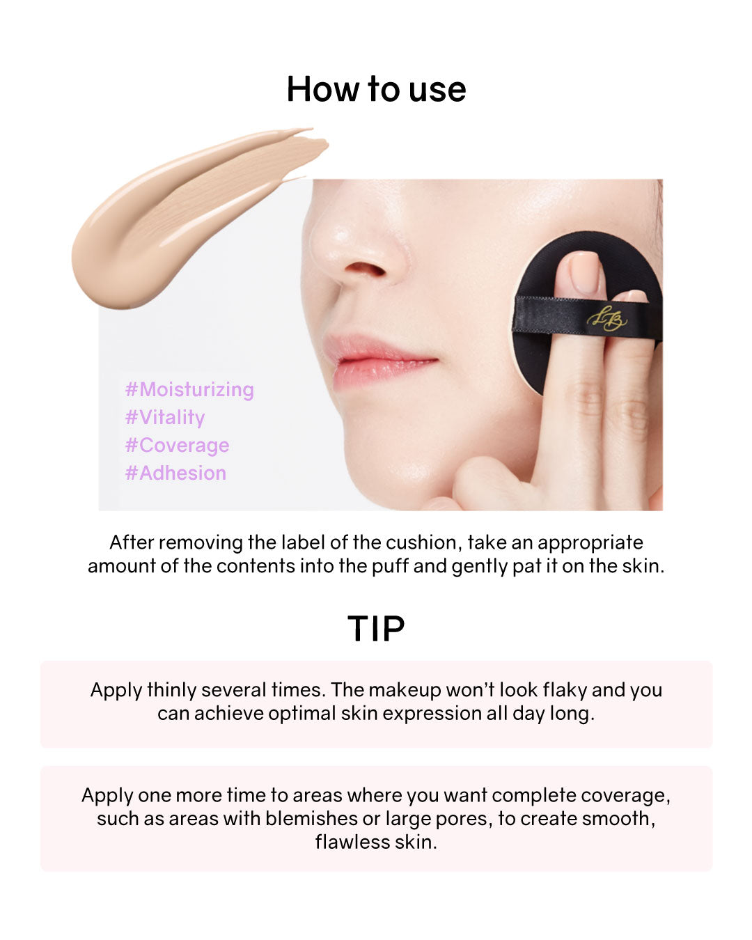 [PROMO] Lilibeth Timeless Glow Cushion/ Refill (Pink/ Purple)