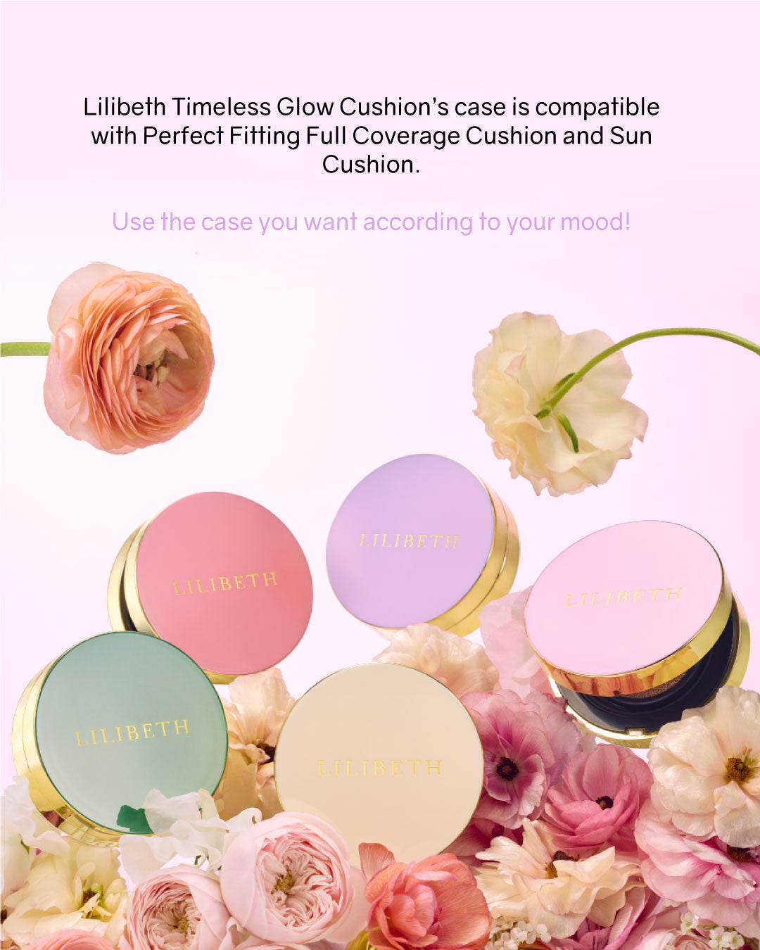 [PROMO] Lilibeth Timeless Glow Cushion/ Refill (Pink/ Purple)