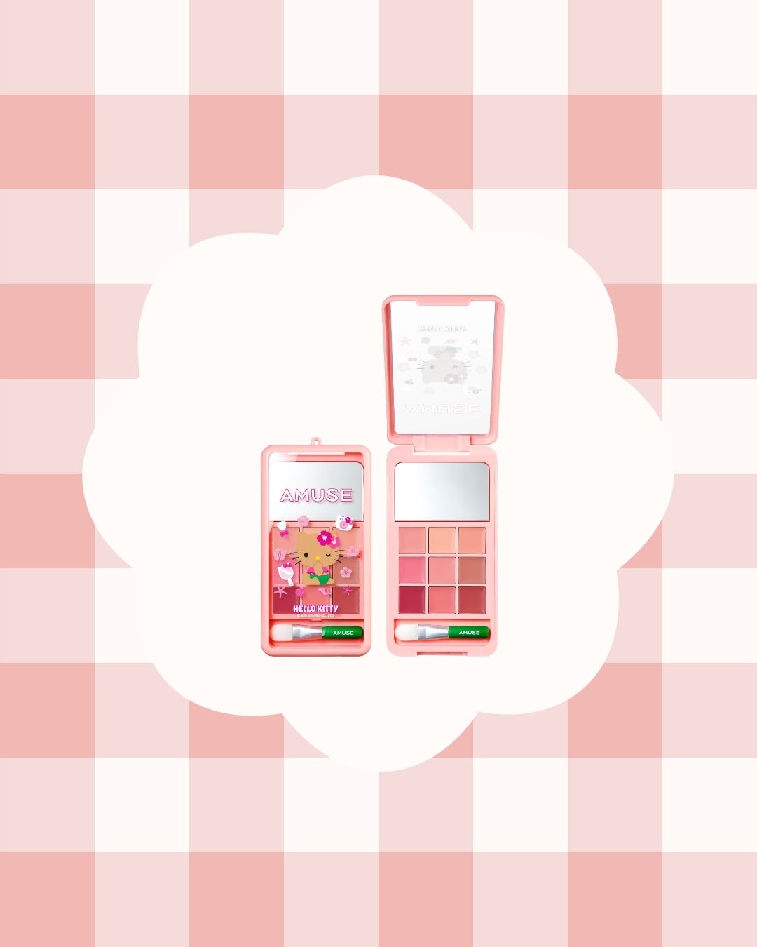 [PROMO] AMUSE Tanning Hello Kitty Edition Lip & Cheek Palette Phone