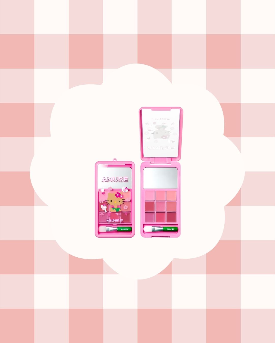 [PROMO] AMUSE Tanning Hello Kitty Edition Lip & Cheek Palette Phone
