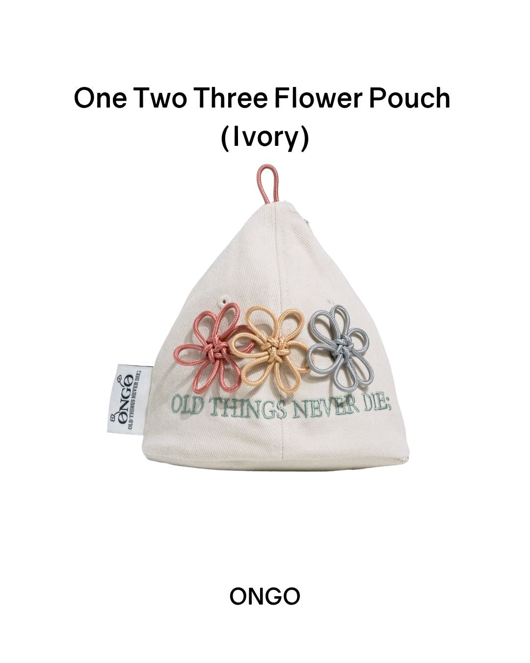 [PREORDER] ONGO One Two Three Flower Pouch (Dispatch Date: 17-21 Aug)