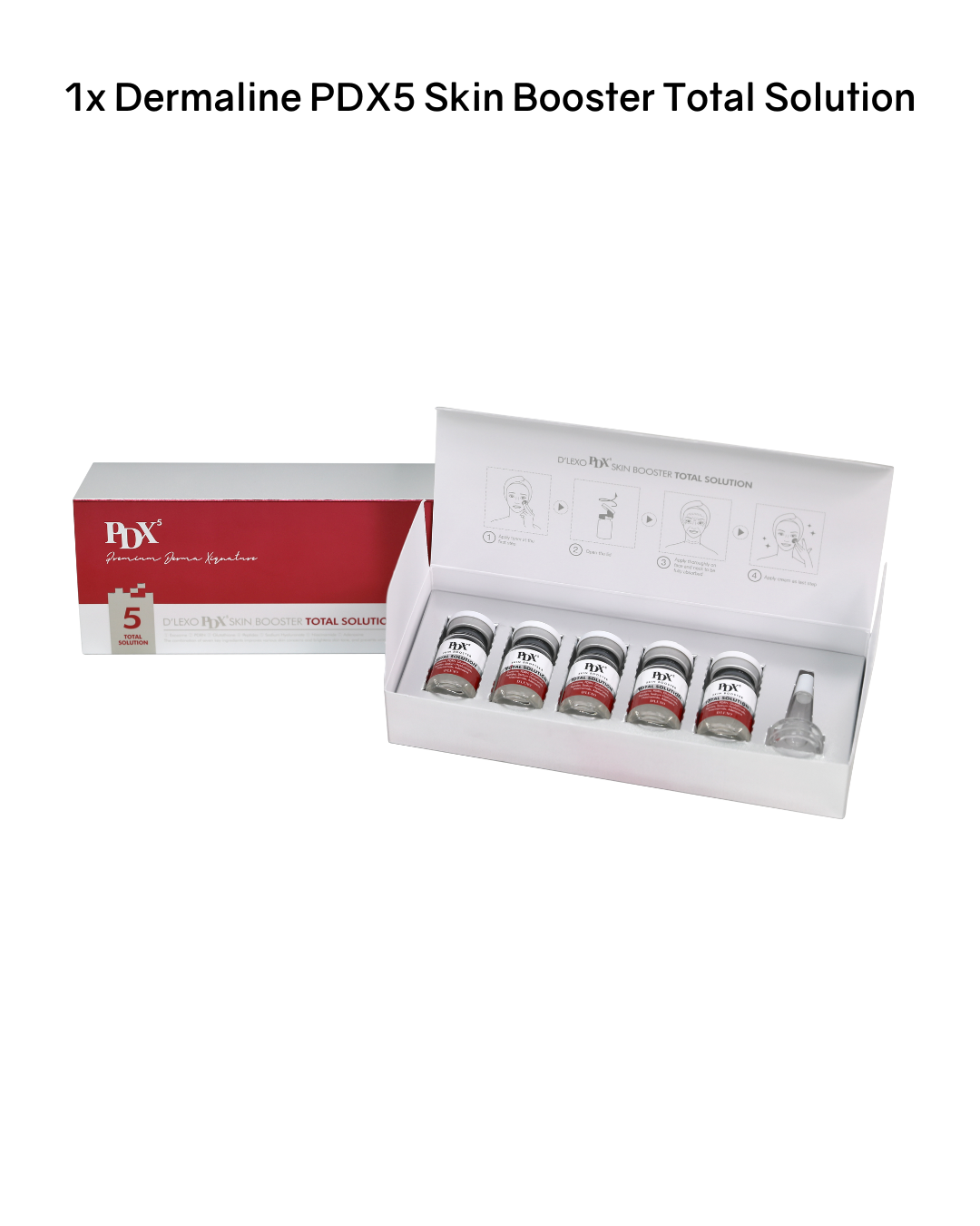Dermaline PDX5 Skin Booster Total Solution & MTS Stamp