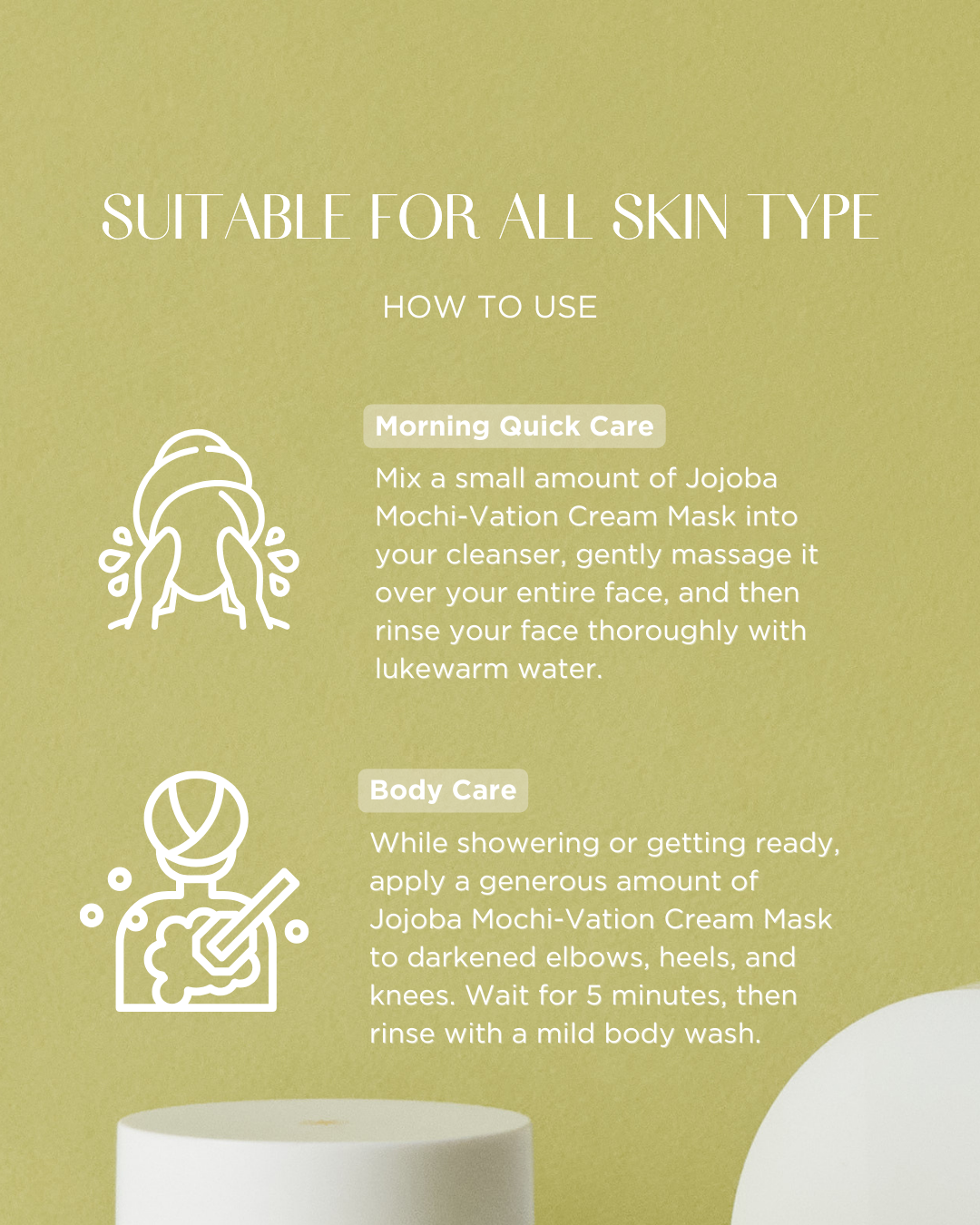 [PROMO] PINKWONDER Jojoba Mochi-Vation™ Cream Mask (with Silicon Pack Brush)