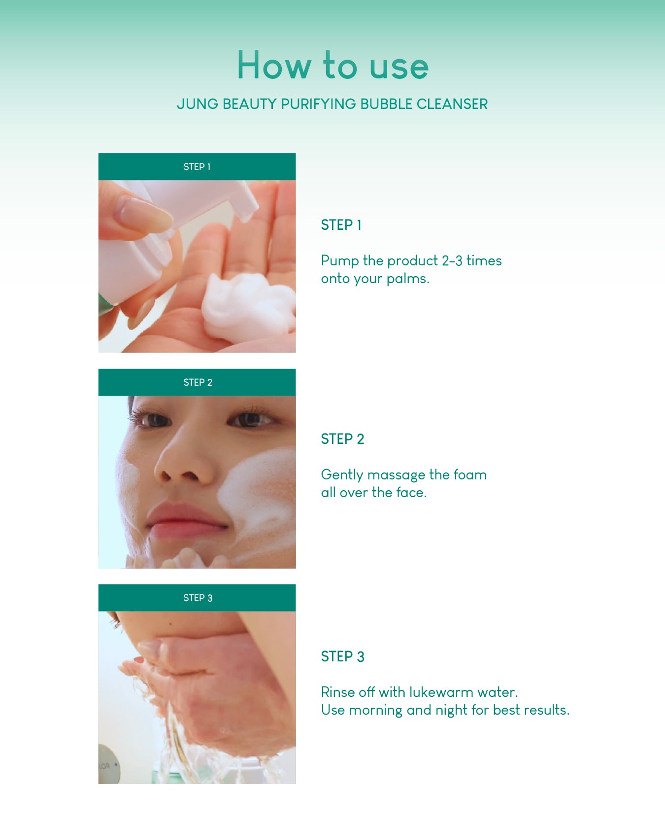 [PROMO] Jung Beauty Purifying Bubble Cleanser with Panthenol + Probiotics