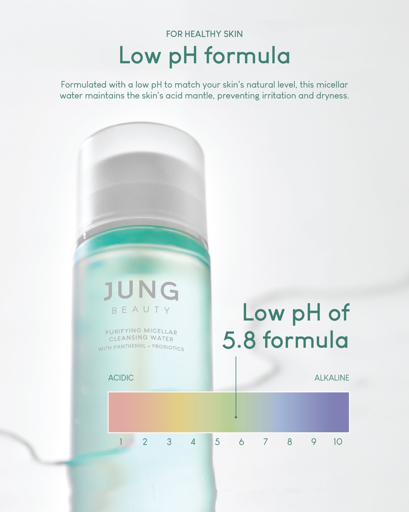 [PROMO] Jung Beauty Purifying Micellar Cleansing Water with Panthenol + Probiotics