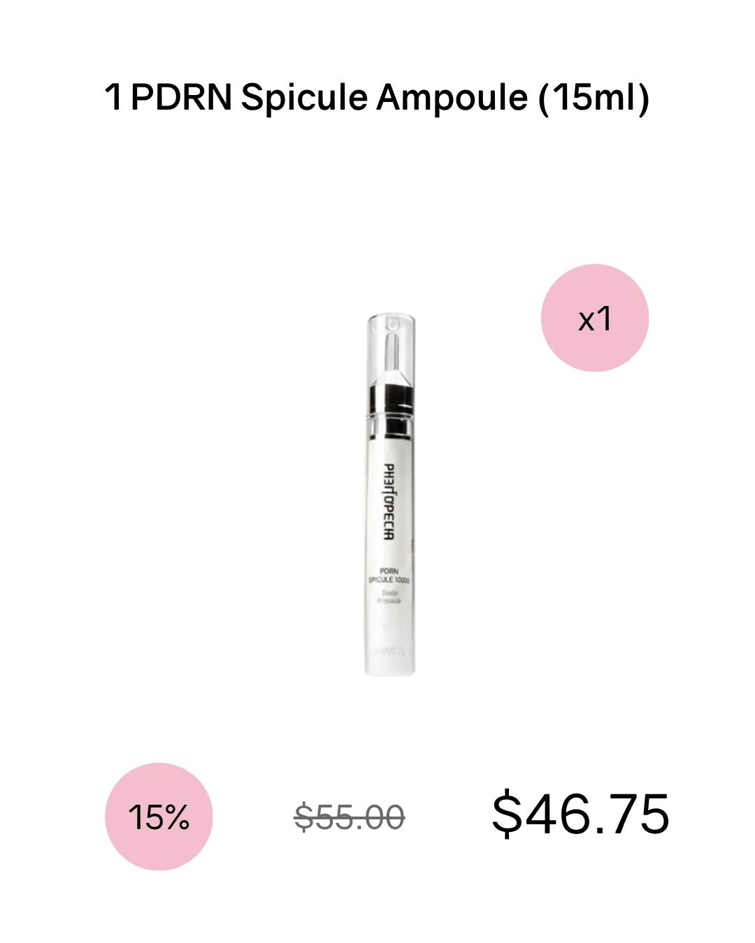 [PROMO] Phytopecia PDRN Spicule 10000 Scalp Ampoule (15ml)