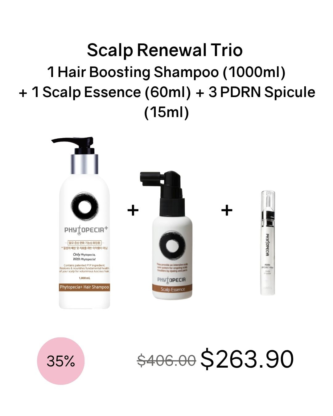 [PROMO] Phytopecia+ Hair Boosting Shampoo / Hair Tonic / Scalp Essence / PDRN Scalp Ampoule