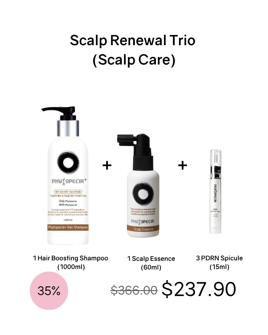 [PROMO] Phytopecia+ Hair Boosting Shampoo / Hair Tonic / Scalp Essence / PDRN Scalp Ampoule