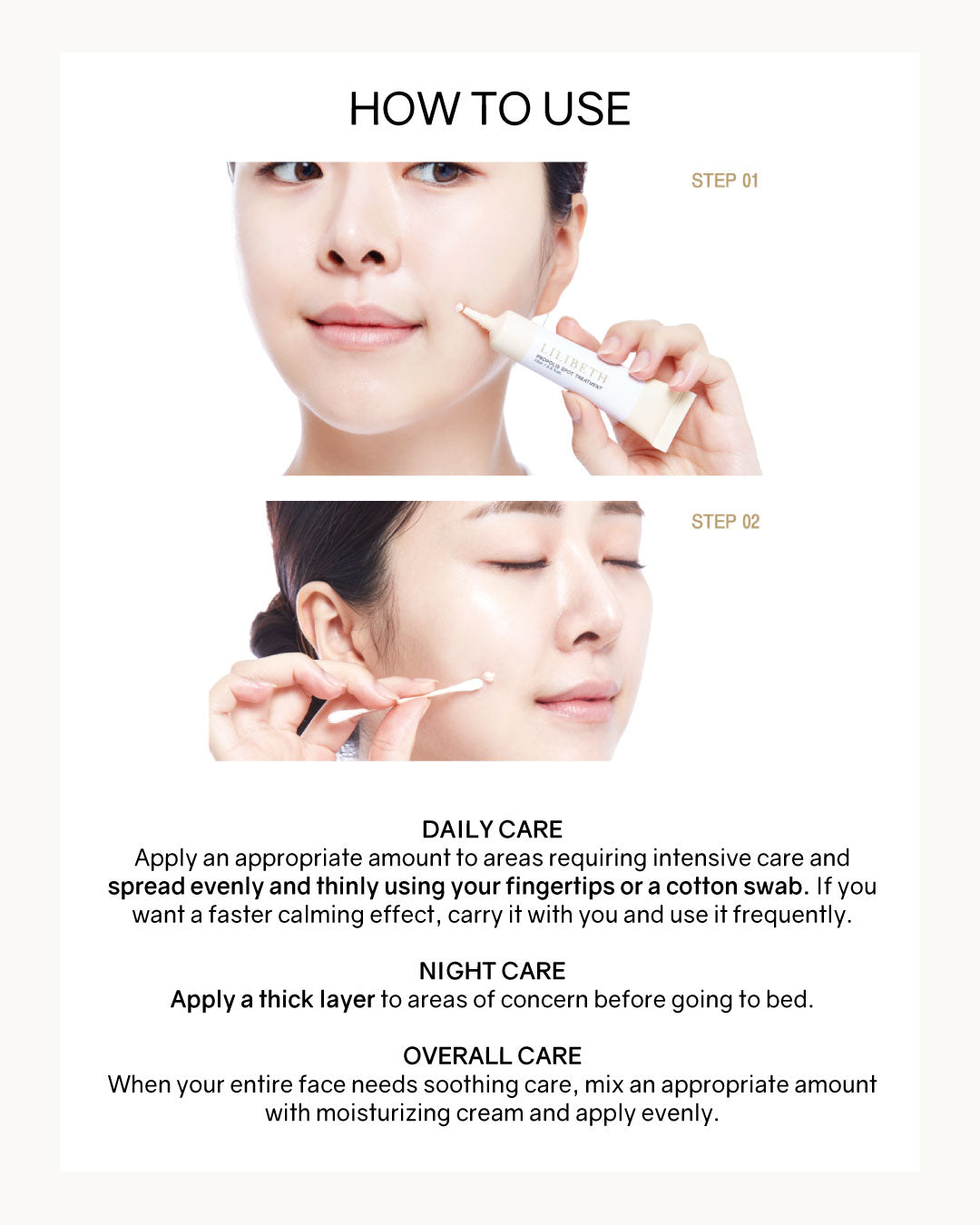 [Online Exclusive] Lilibeth Skincare Set (Deep Glow Soothing Serum, Centella Biome Cream, Propolis Spot Treatment)