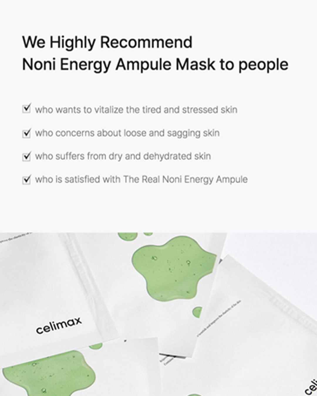 [PROMO] celimax The Real Noni Energy Ampoule Mask
