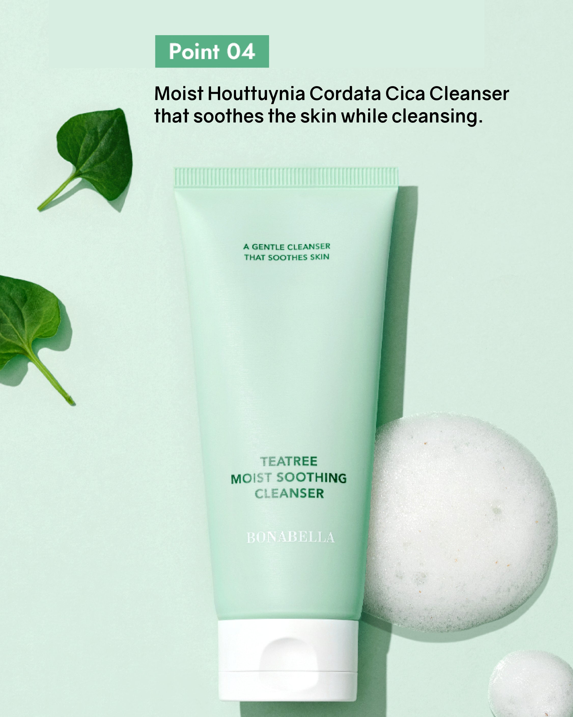 [Online Exclusive] Bonabella Teatree Moist Soothing Cleanser