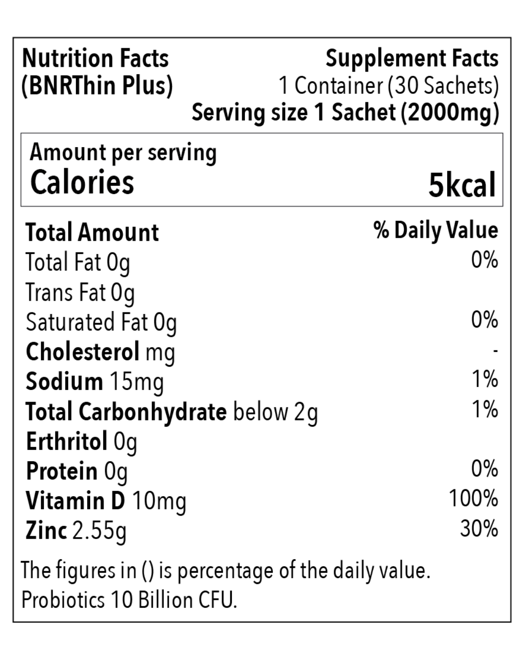 [PROMO] BNRThin+ Diet Probiotics (Cold Chain)