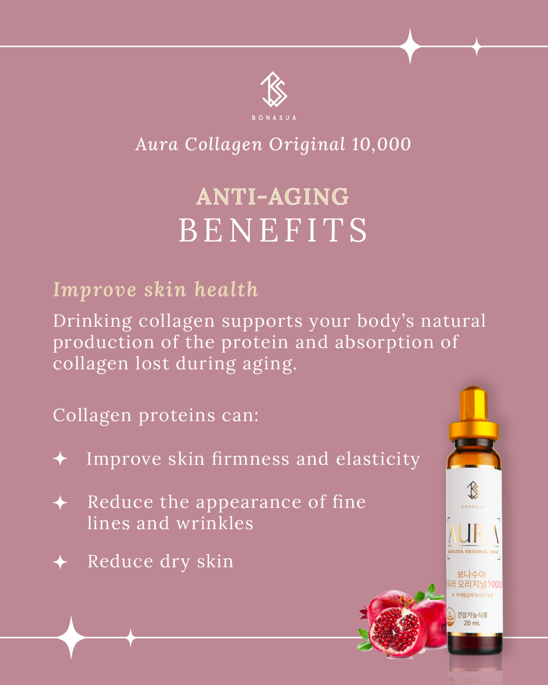 Bonasua Aura Original 10000 Collagen Drink