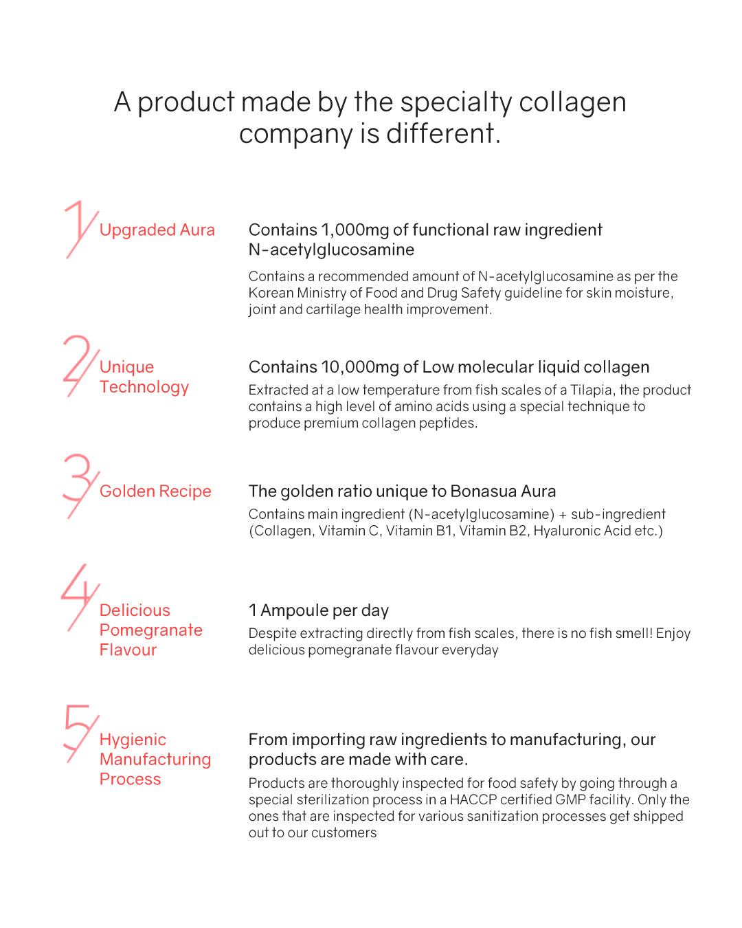 Bonasua Aura Original 10000 Collagen Drink